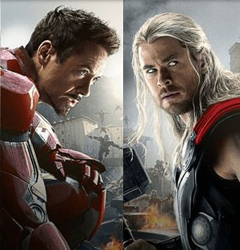 iron man and thor