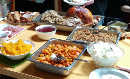 thanksgiving dinner.