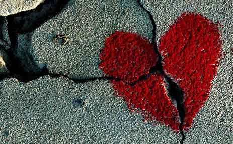 broken heart.