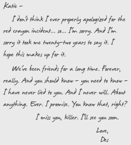 fiction friday. note.