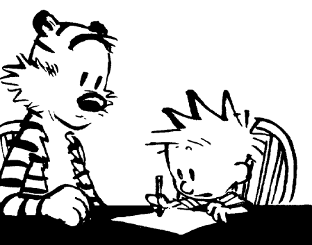 calvin and hobbes.