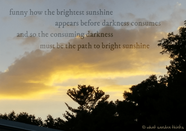 sunset.