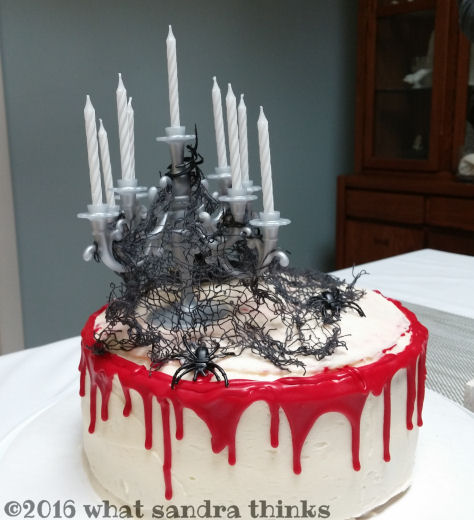 goth cake.