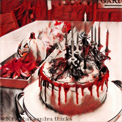goth cake prisma.