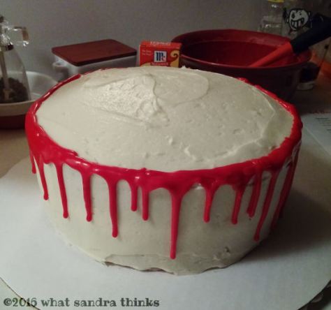 blood cake.
